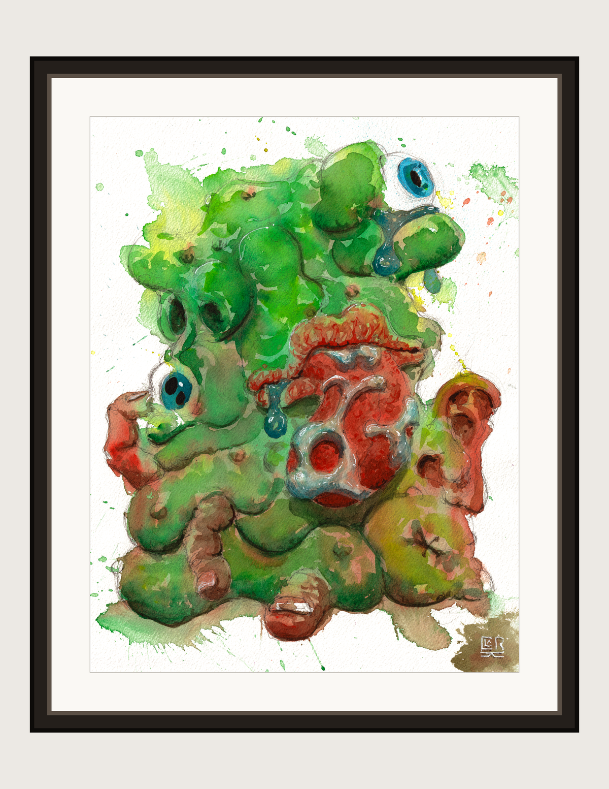 Homunculus, framed print