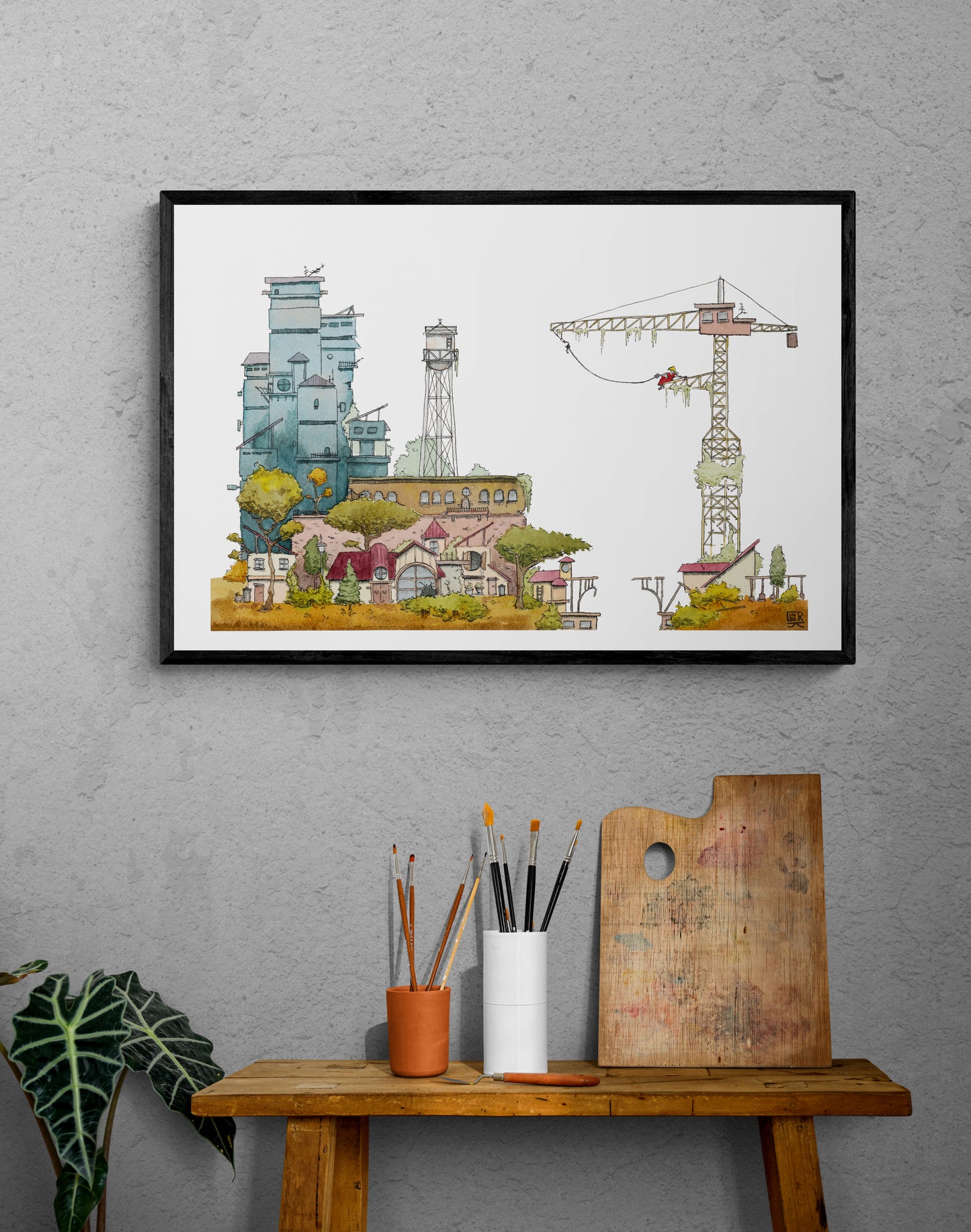 Abandoned City — Limited Edition PRINT of 25 , 36x24 in
