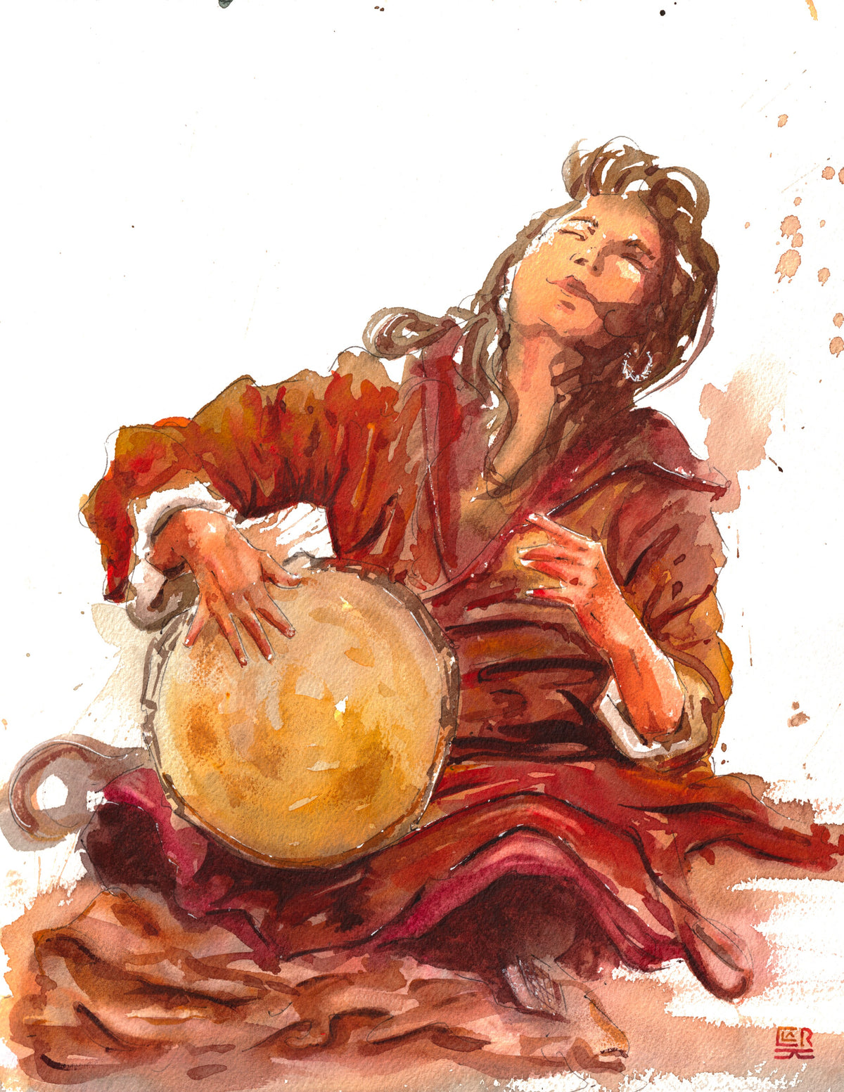 Drummer Vibes, print