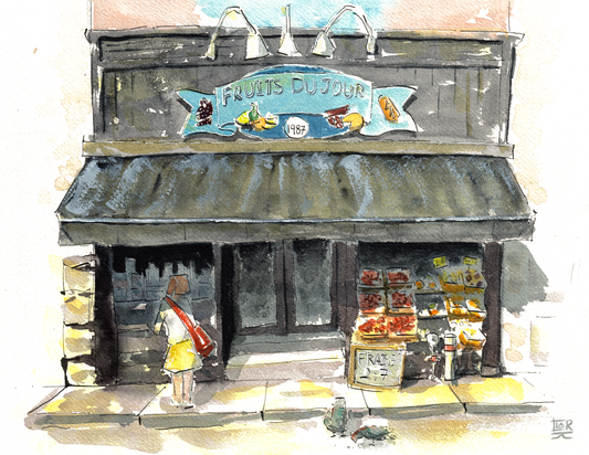 Fruits du Jour, print