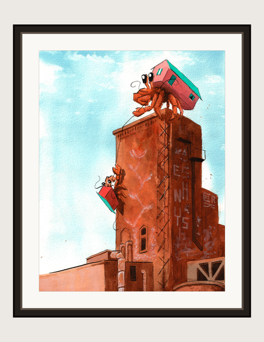 The Pink Hermit, print