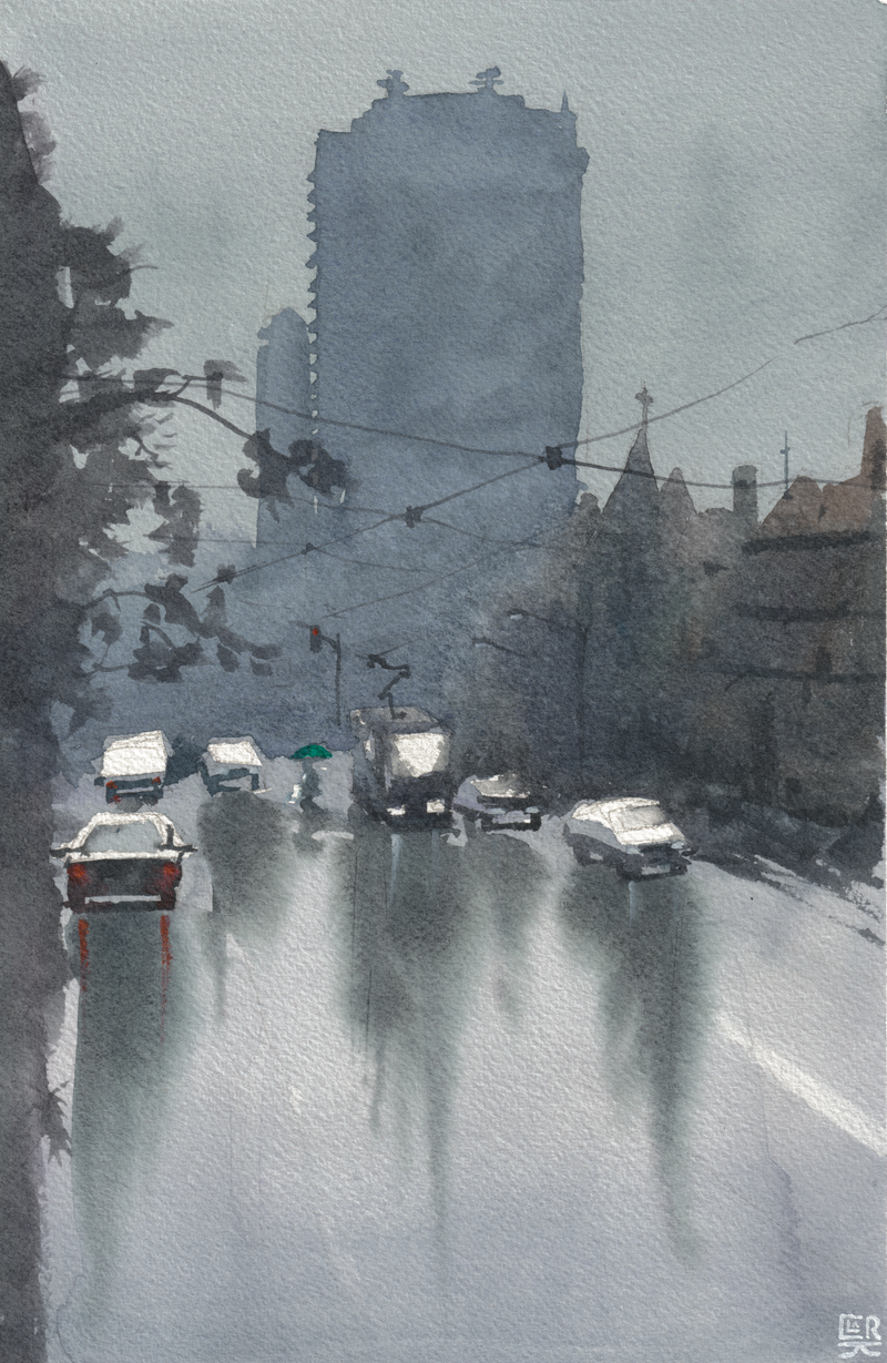 Master Study Joseph Zbukvic — Watercolor, 8x12 in