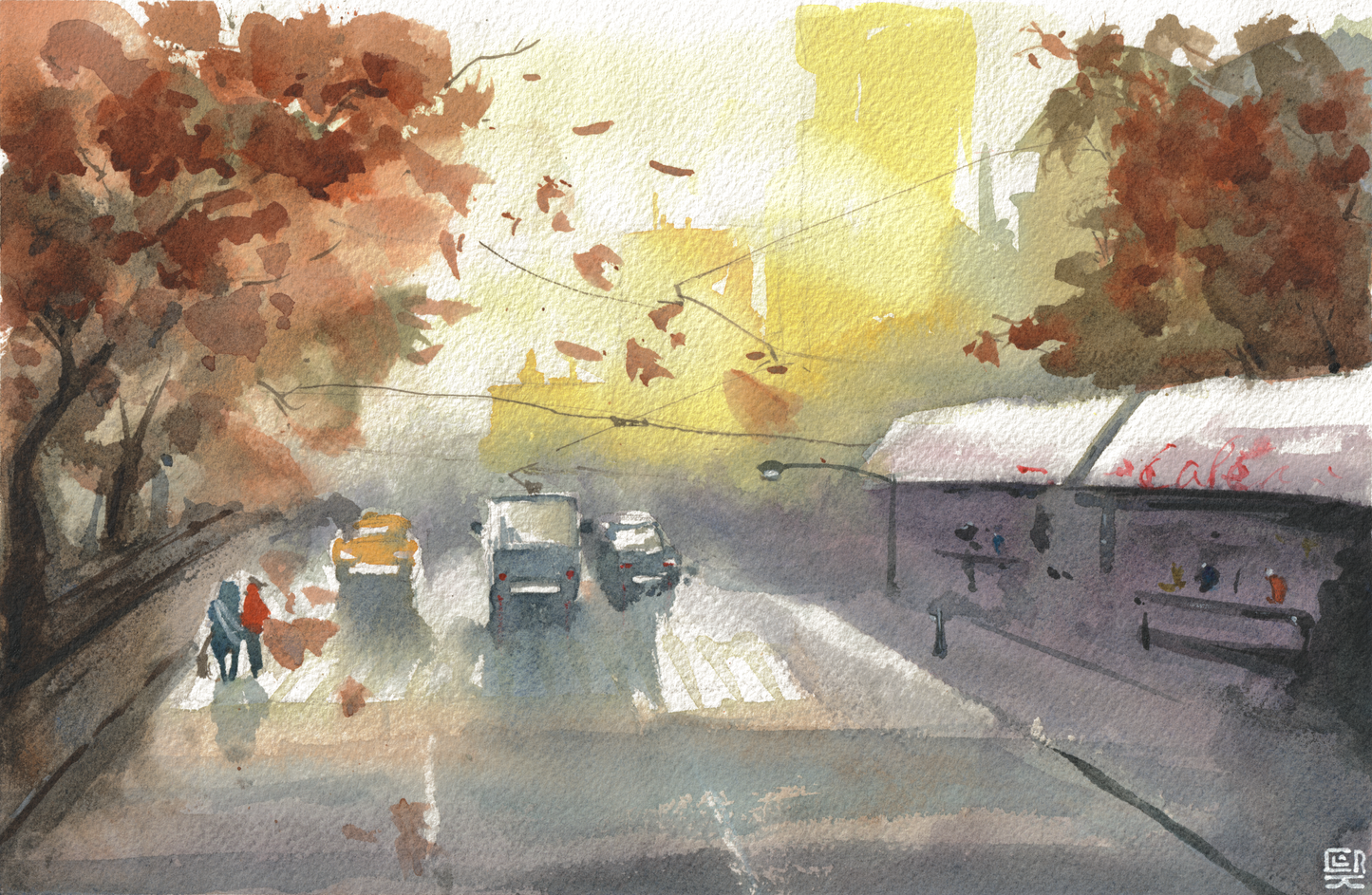 Master Study of Ilya Ibryaev — Watercolor, 12x8 in