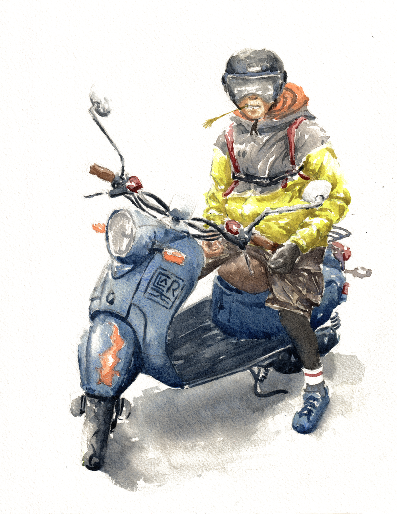 Montreal Rider, print edition